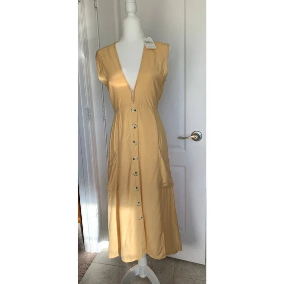 NWT FAITHFULL THE BRAND Blohm Midi Dress 6 - Picture 3 of 15